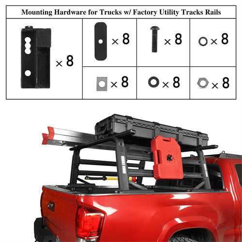 Adjustable Truck Bed Rack Aluminum Cargo Rack (Toyota & Nissan Trucks) - LandShaker4x4