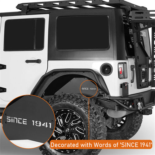 Aluminum Front and Rear Inner Fender Liners For 2007-2018 Jeep Wrangler JK - LandShaker