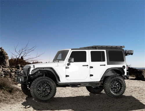 Aluminum Front and Rear Inner Fender Liners For 2007-2018 Jeep Wrangler JK - LandShaker