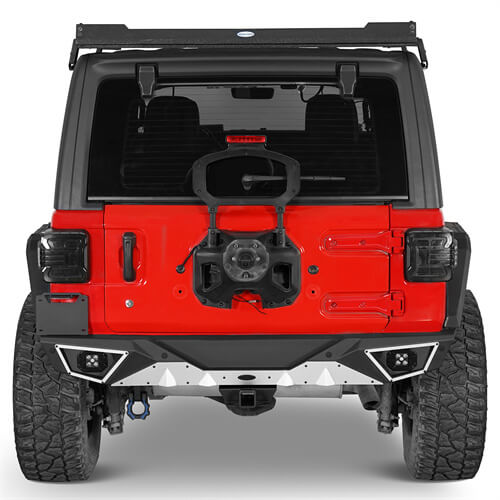 Road Trip Aluminum Rear Bumper For 2018-2024 Jeep Wrangler JL - LandShaker