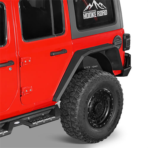 Road Trip Aluminum Rear Fender Flares For 2018-2025 Jeep Wrangler JL - LandShaker
