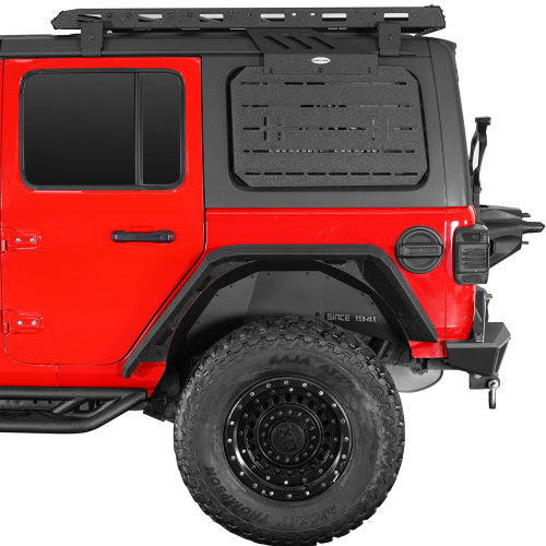 Aluminum Front & Rear Inner Fender Liners For 2018-2025 Jeep Wrangler JL - LandShaker4x4