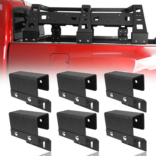 Bed Rack Tonneau Mounting Brackets For 2005-2021 Toyota Tacoma 2nd 3rd Gen - LandShaker