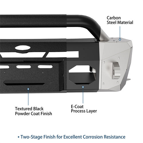 Blink Stubby Front Bumper For 2014-2024 Toyota 4Runner (Excluding Limited & Nightshade)  - LandShaker4x4