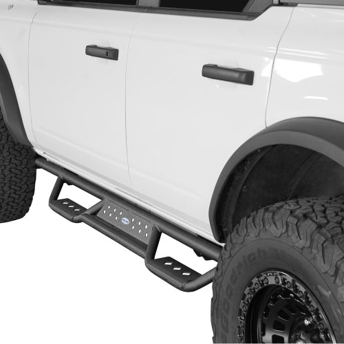LandShaker Nerf Side Step Bars (21-24 Ford Bronco 4-Door)