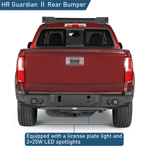 Aftermarket Rear Bumper For 2015-2022 Chevy Colorado GMC Canyon (Excluding ZR2 Models) - LandShaker