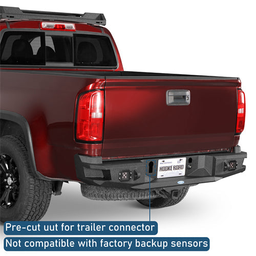 Aftermarket Rear Bumper For 2015-2022 Chevy Colorado GMC Canyon (Excluding ZR2 Models) - LandShaker