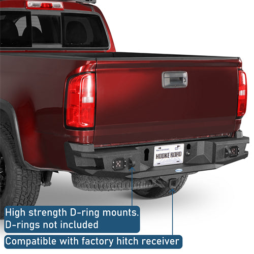 Aftermarket Rear Bumper For 2015-2022 Chevy Colorado GMC Canyon (Excluding ZR2 Models) - LandShaker