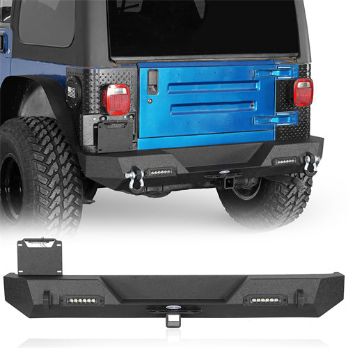 Stinger Stubby Front Bumper & Rear Bumper Combo(97-06 Jeep Wrangler TJ YJ)-LandShaker