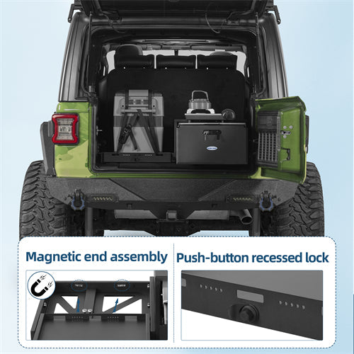 Cargo Drawer & Fridge Slide Mount System For 2015-2025 Jeep Wrangler JK & JL 4-Door & 2021-2025 Ford Bronco 4-Door - Landshaker4x4