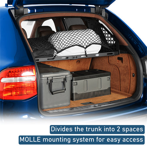 Rear Window Molle Panel & Interior Cargo Rack Kit For 2003-2010 Porsche Cayenne 955/957 - Landshaker4x4