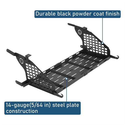 Rear Window Molle Panel & Interior Cargo Rack Kit For 2003-2010 Porsche Cayenne 955/957 - Landshaker4x4