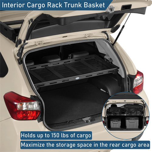 Lightweight Steel Basket Interior Cargo Rack For 2013-2017 Subaru XV Crosstrek - Landshaker4x4