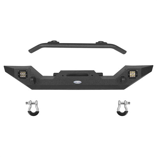 Different Trail Front Bumper & Rear Bumper w/Tire Carrier Combo(97-06 Jeep Wrangler TJ)-LandShaker