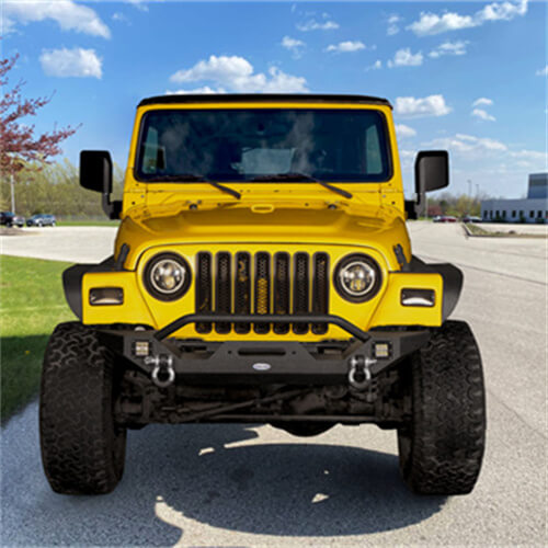 Different Trail Front Bumper & Rear Bumper w/Tire Carrier Combo(97-06 Jeep Wrangler TJ)-LandShaker