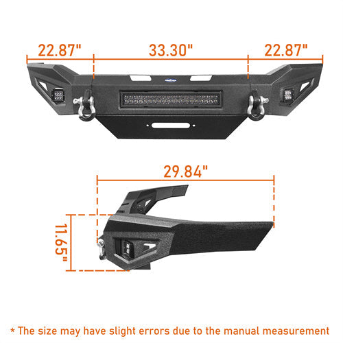 Front Bumper & Rear Bumper(19-24 Ram 2500)-LandShaker