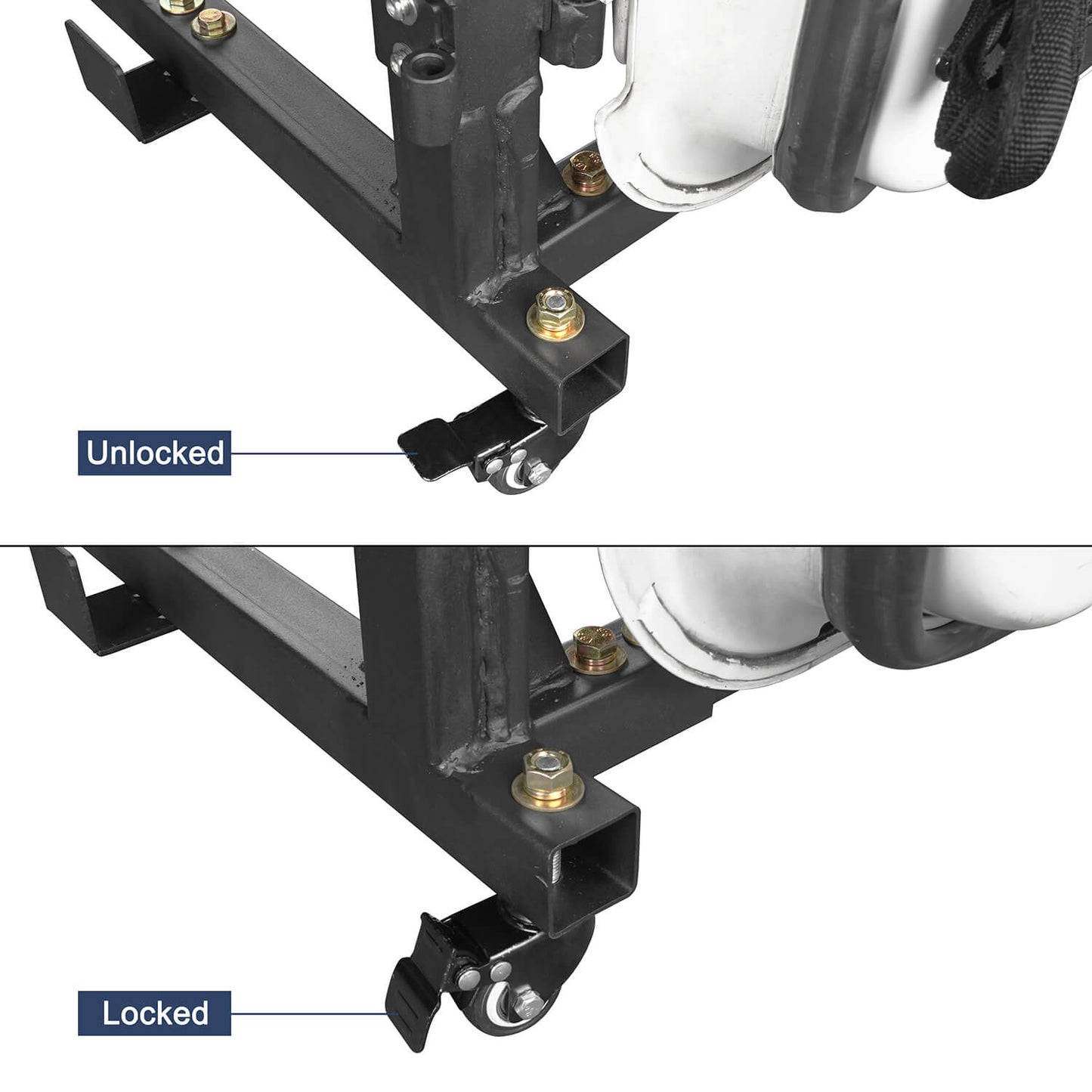 Door Rack & HardTop Carrier Storage Cart Combo(07-25 Jeep Wrangler JK JL)-LandShaker