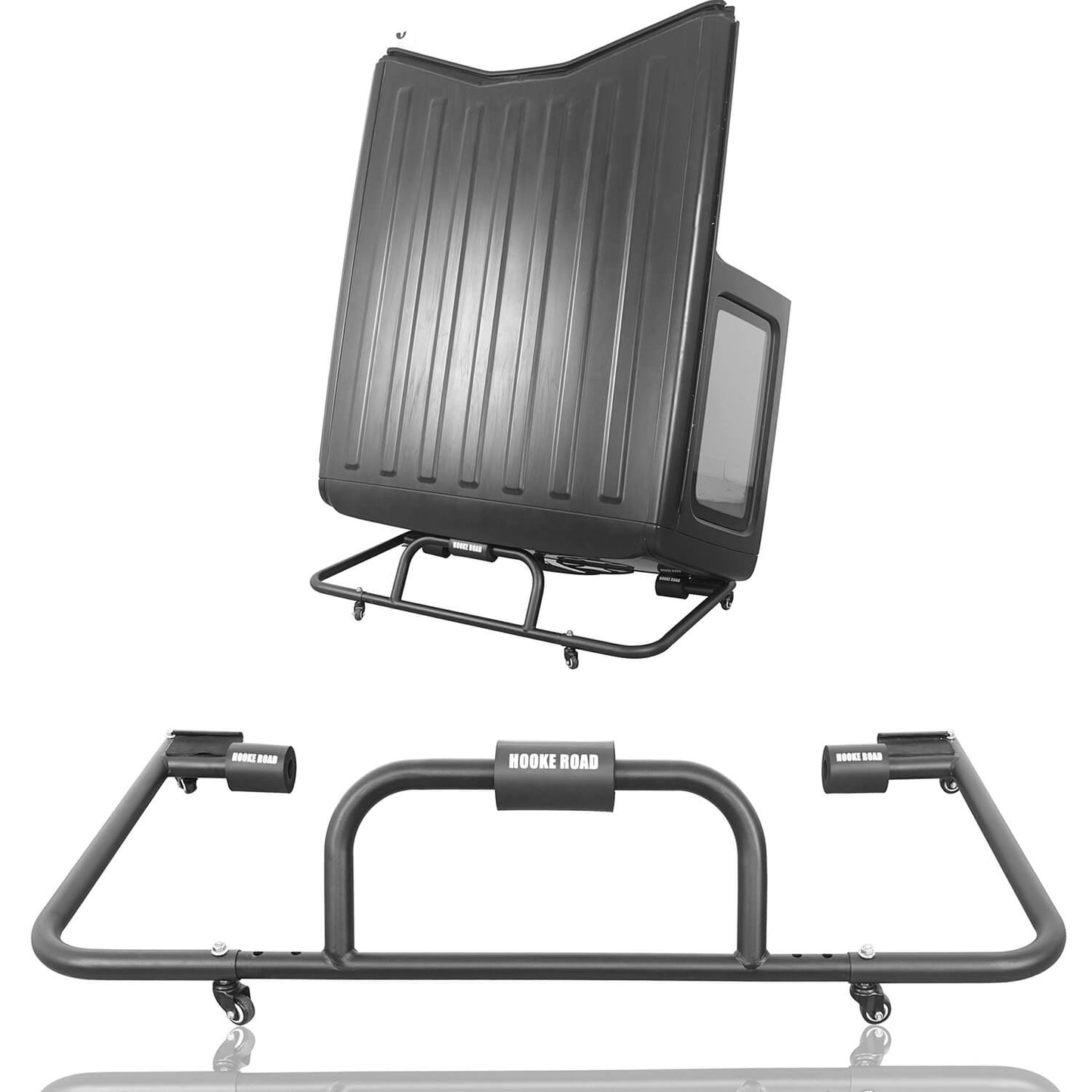 Door Rack & HardTop Carrier Storage Cart Combo(07-25 Jeep Wrangler JK JL)-LandShaker