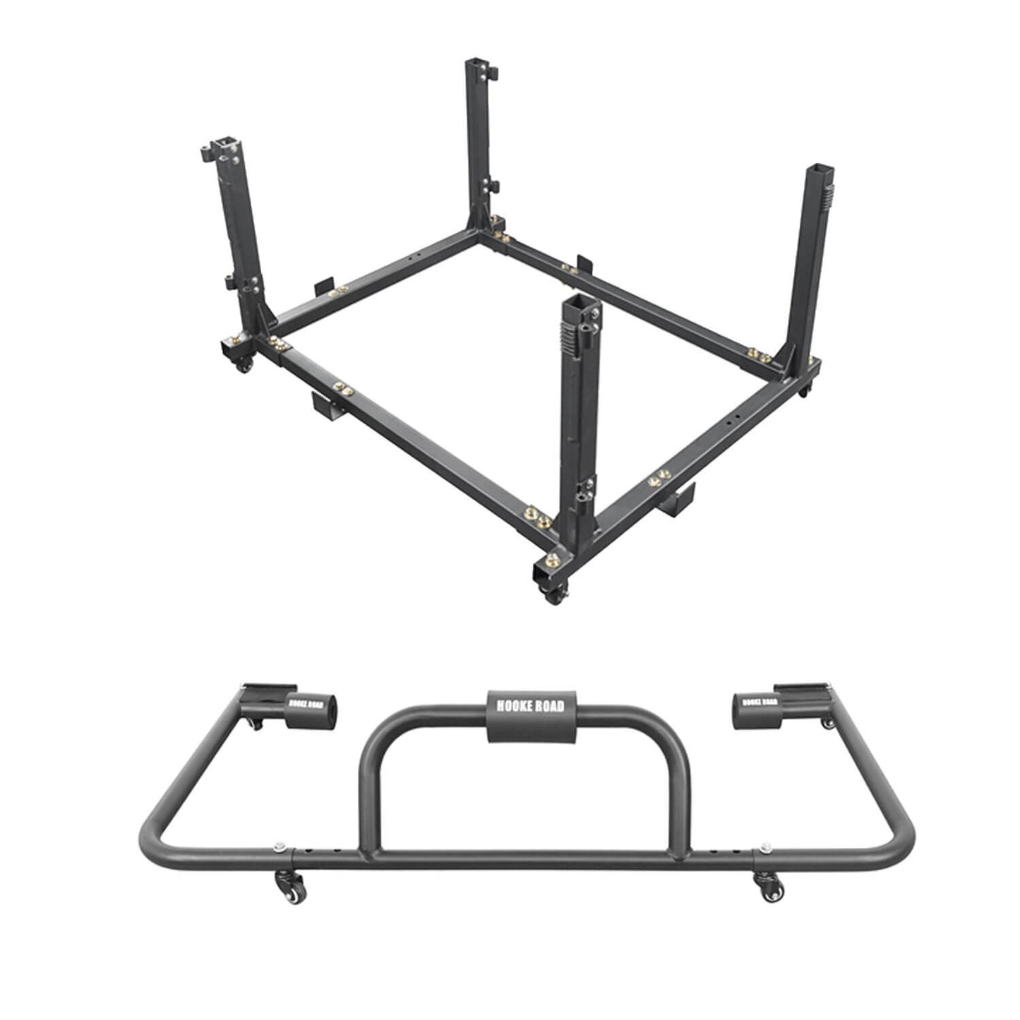 Door Rack & HardTop Carrier Storage Cart Combo(07-25 Jeep Wrangler JK JL)-LandShaker