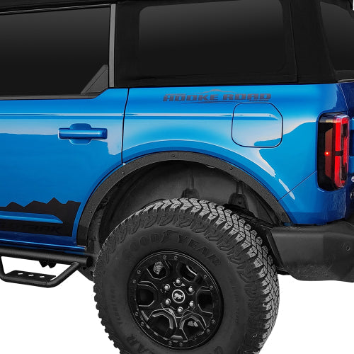21-24 Ford Bronco 4-Door Fender Flare Delete Kit (Excluding Heritage Edition, Everglades, Heritage Limited Edition, Raptor) - LandShaker