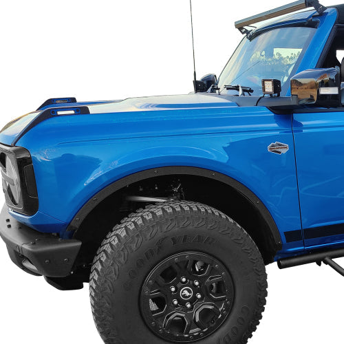 21-24 Ford Bronco 4-Door Fender Flare Delete Kit (Excluding Heritage Edition, Everglades, Heritage Limited Edition, Raptor) - LandShaker