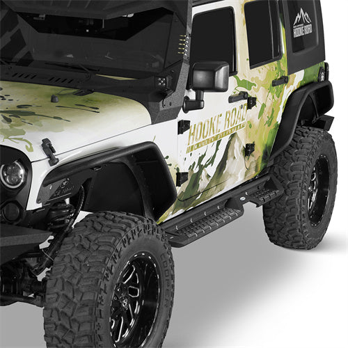Flux Tubular Fender Flares(07-18 Jeep Wrangler JK)-LandShaker