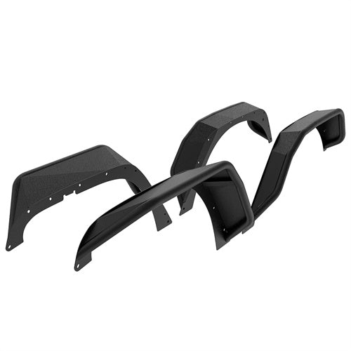 Flux Tubular Fender Flares(07-18 Jeep Wrangler JK)-LandShaker