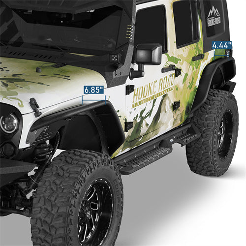 Flux Tubular Fender Flares(07-18 Jeep Wrangler JK)-LandShaker