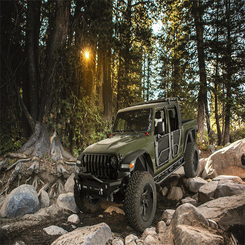 Flat Rear Fender Flares (20-25 Jeep Gladiator JT) - LandShaker