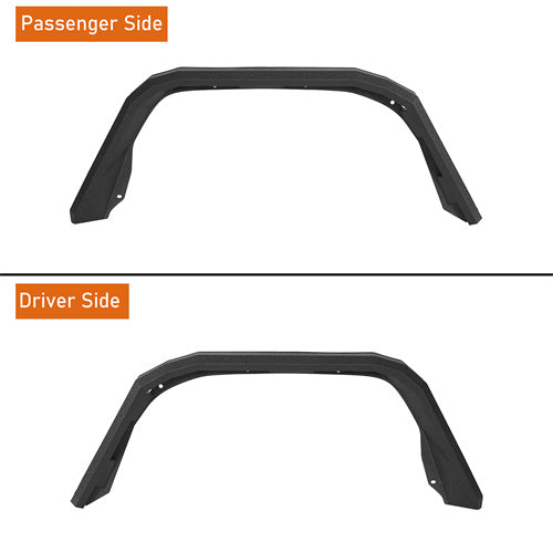 Flat Rear Fender Flares (20-25 Jeep Gladiator JT) - LandShaker