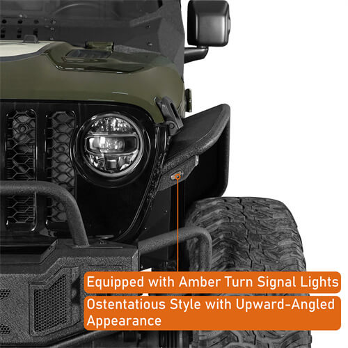 Flux Tube Fender Flares For 2020-2025 Jeep Gladiator JT- LandShaker