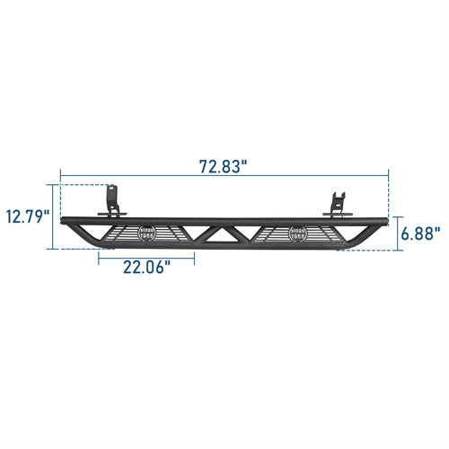 Nerf Side Step Bars (21-22 Ford Bronco 4-Door) - LandShaker