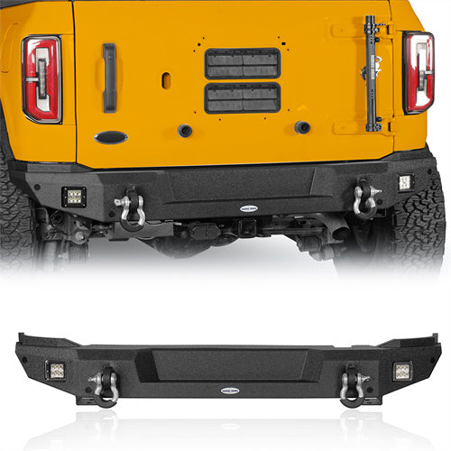 Aftermarket Classic Rear Bumper For 2021-2025 Ford Bronco (Excluding Raptor) - LandShaker4x4