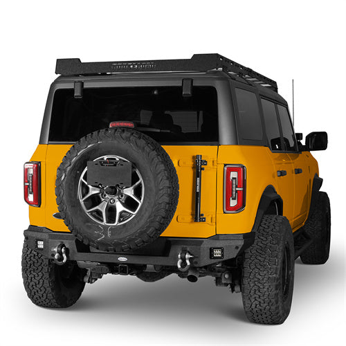 Aftermarket Classic Rear Bumper For 2021-2025 Ford Bronco (Excluding Raptor) - LandShaker4x4