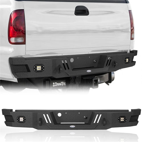 05-07 Ford F-250 Rear Bumper w/ LED Floodlights - LandShaker