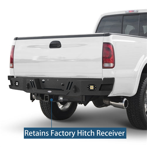 05-07 Ford F-250 Rear Bumper w/ LED Floodlights - LandShaker