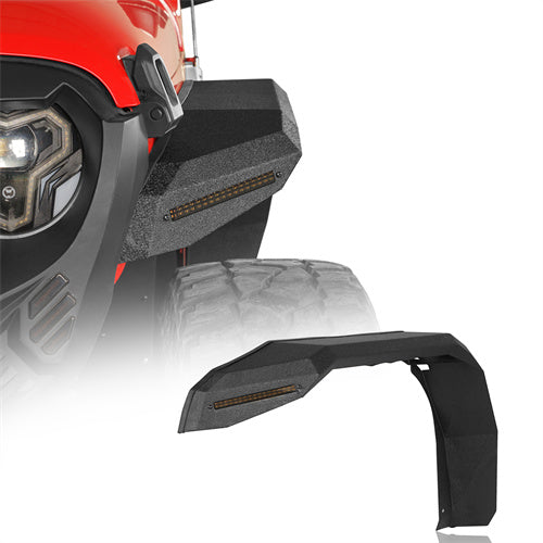 Front & Rear Fender Flares For 2018-2025 Jeep Wrangler JL - LandShaker4x4