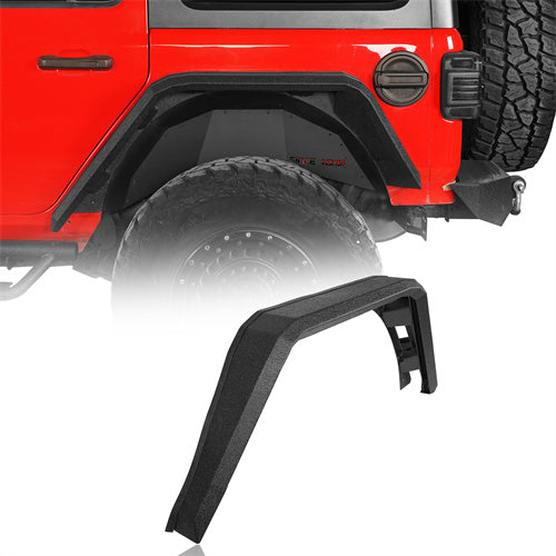 Front & Rear Fender Flares For 2018-2025 Jeep Wrangler JL - LandShaker4x4