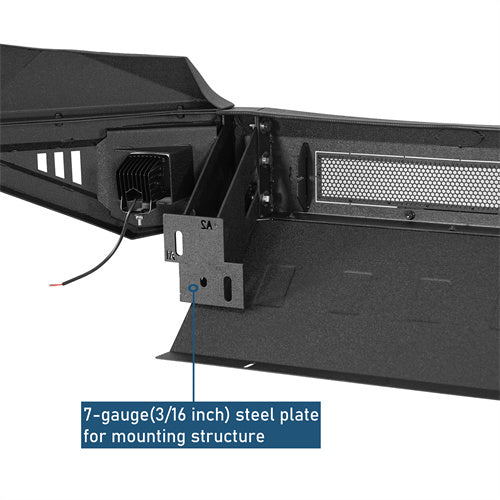 Front Bumper w/ Skid Plate For 2015-2020 Chevy Colorado (Excluding ZR2 Models) - Landshaker4x4