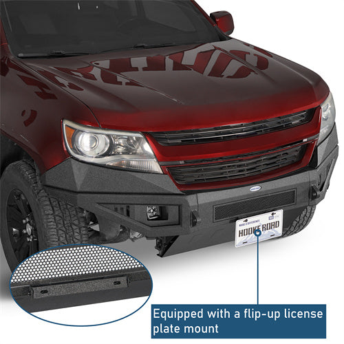 Front Bumper w/ Skid Plate For 2015-2020 Chevy Colorado (Excluding ZR2 Models) - Landshaker4x4