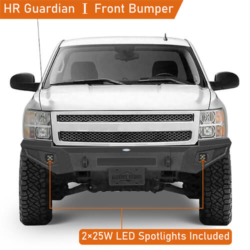 Guardian Ⅰ Front Bumper For 2007-2013 Chevy Silverado 1500 2nd Generation- LandShaker