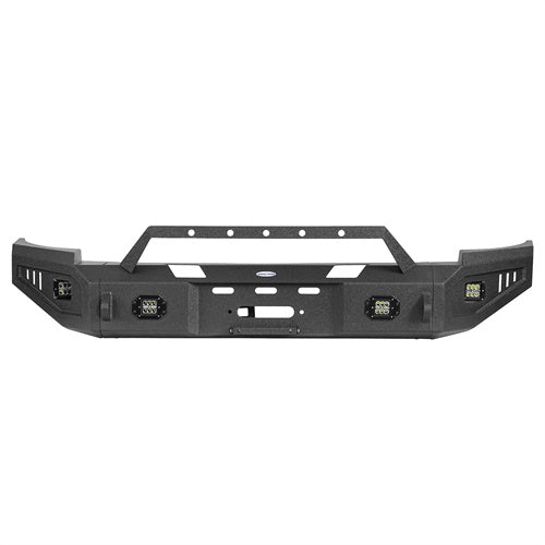 Aftermarket Full Width Front Bumper w/ Winch Plate (07-13 Chevy Silverado 1500 2nd Generation) - LandShaker