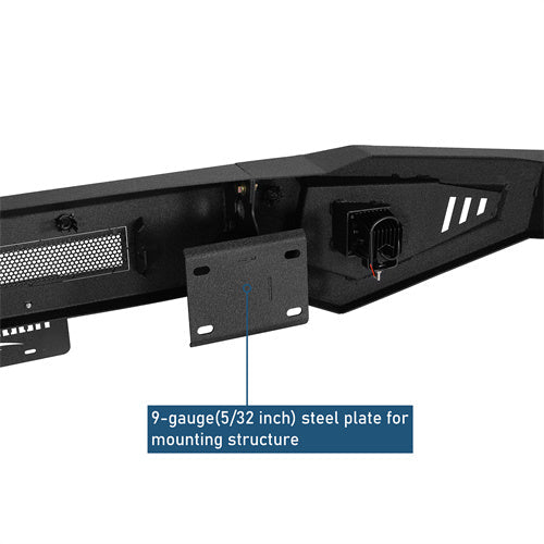 Front Bumper w/ LED Spotlights Included For 2015-2019 Chevy Silverado 2500HD/3500HD - Langshaker4x4