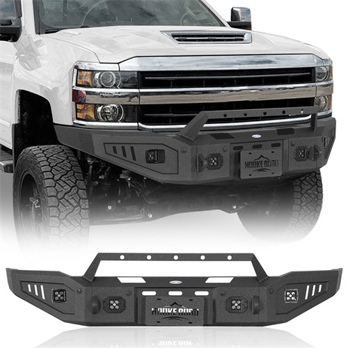 Front Bumper For 2015-2019 Chevy Silverado 2500HD/3500HD - Landshaker4x4