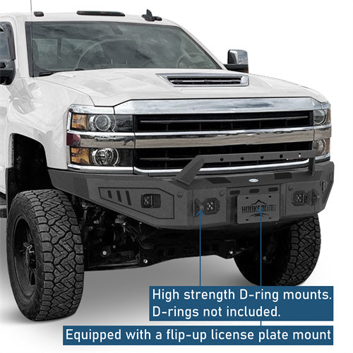 Front Bumper For 2015-2019 Chevy Silverado 2500HD/3500HD - Landshaker4x4