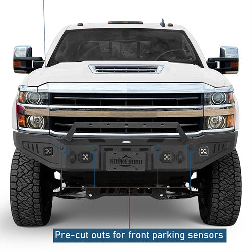 Front Bumper For 2015-2019 Chevy Silverado 2500HD/3500HD - Landshaker4x4