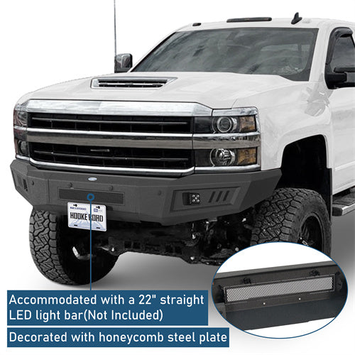 Front Bumper For 2015-2019 Chevy Silverado 2500HD/3500HD - Landshaker4x4