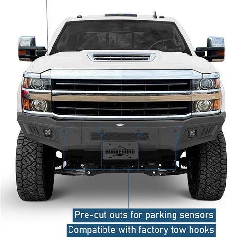 Front Bumper For 2015-2019 Chevy Silverado 2500HD/3500HD - Landshaker4x4