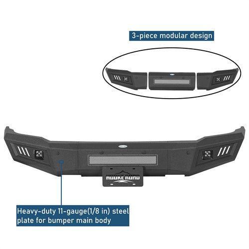 Front Bumper For 2015-2019 Chevy Silverado 2500HD/3500HD - Landshaker4x4