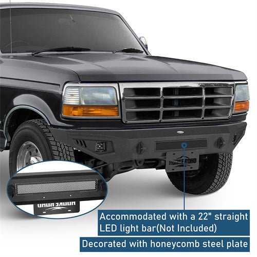 Road Trip Front Bumper For 1992-1996 Ford Bronco F-150/F-250/F-350 - landshaker
